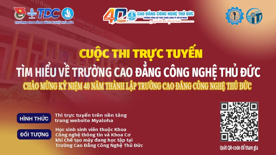Cuộc Thi Trực Tuyến: Tìm Hiểu Về Trường Cao Đẳng Công Nghệ Thủ Đức